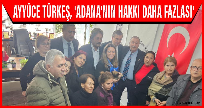  Adana Büyükşehir Belediye Başkan adayı Ayyüce Türkeş’den yerel basına destek sözü