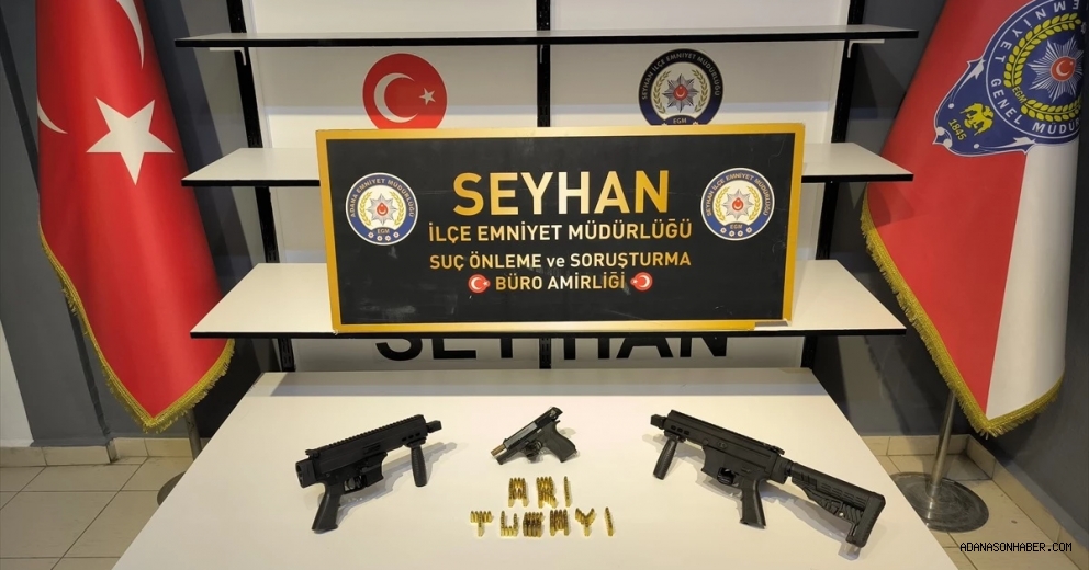 Adana'da ruhsatsız silah ve uyuşturucu operasyonu